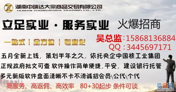湖南中瑞達大宗商品誠招會員與代理，西湖區域合作機遇